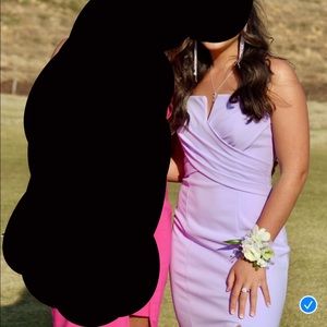 Light purple prom dress